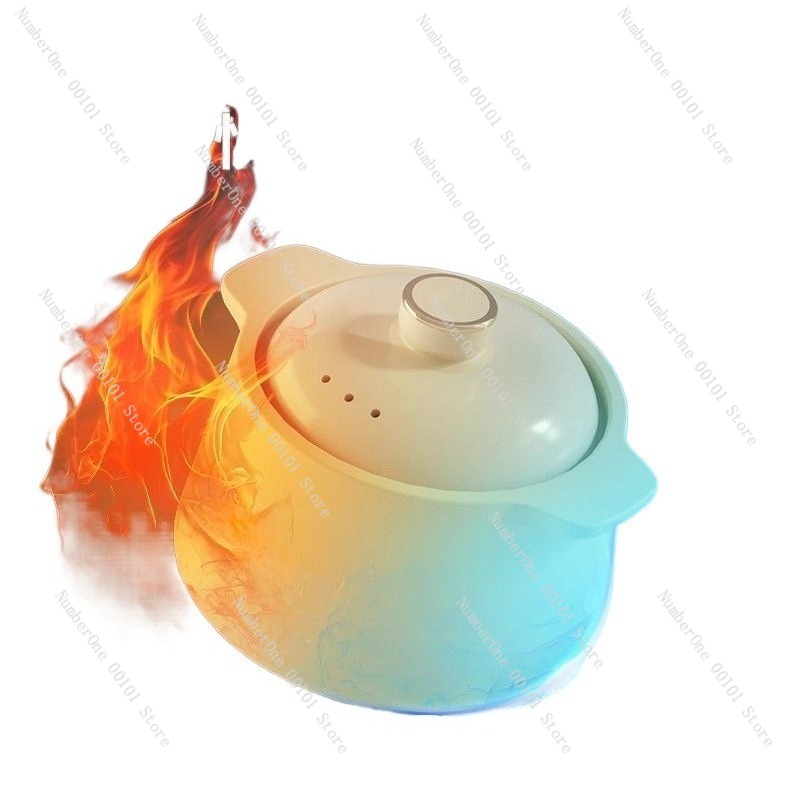 Slow Cooker Ceramic - 電気キャセロールシチューポットセラミック調理鍋高温耐性多機能スープクッカースロークッカープラグ