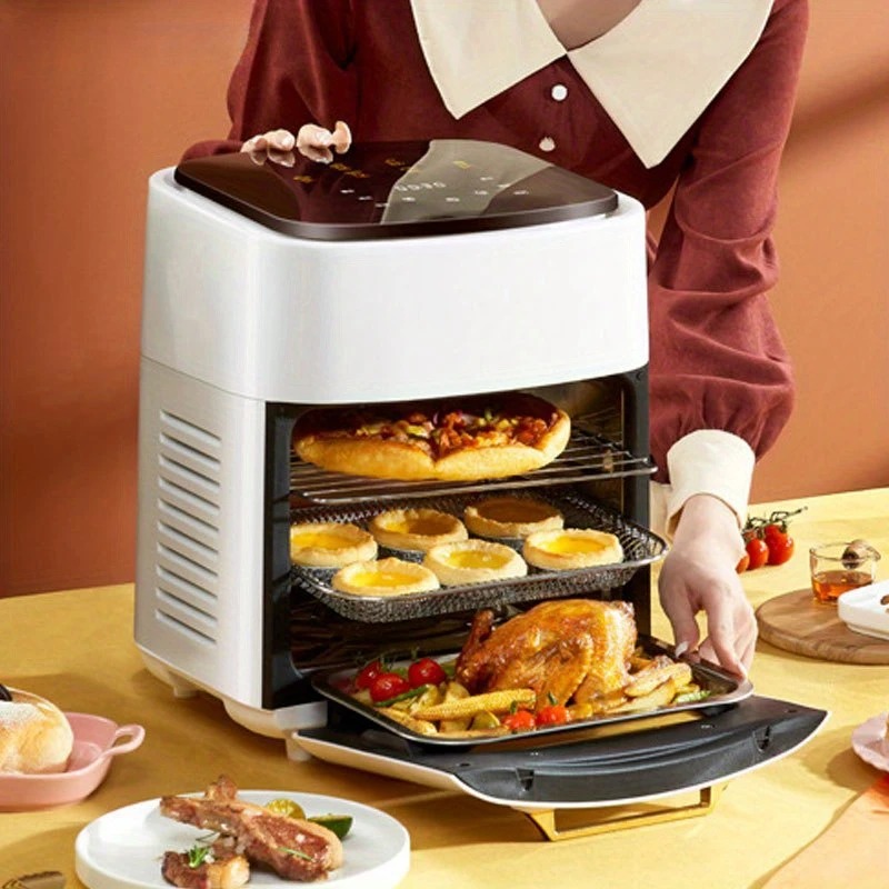 新型15L大容量キッチン家庭用エアフライヤー スマートデジタ - Kitchen Appliances Oven のレビューと価格