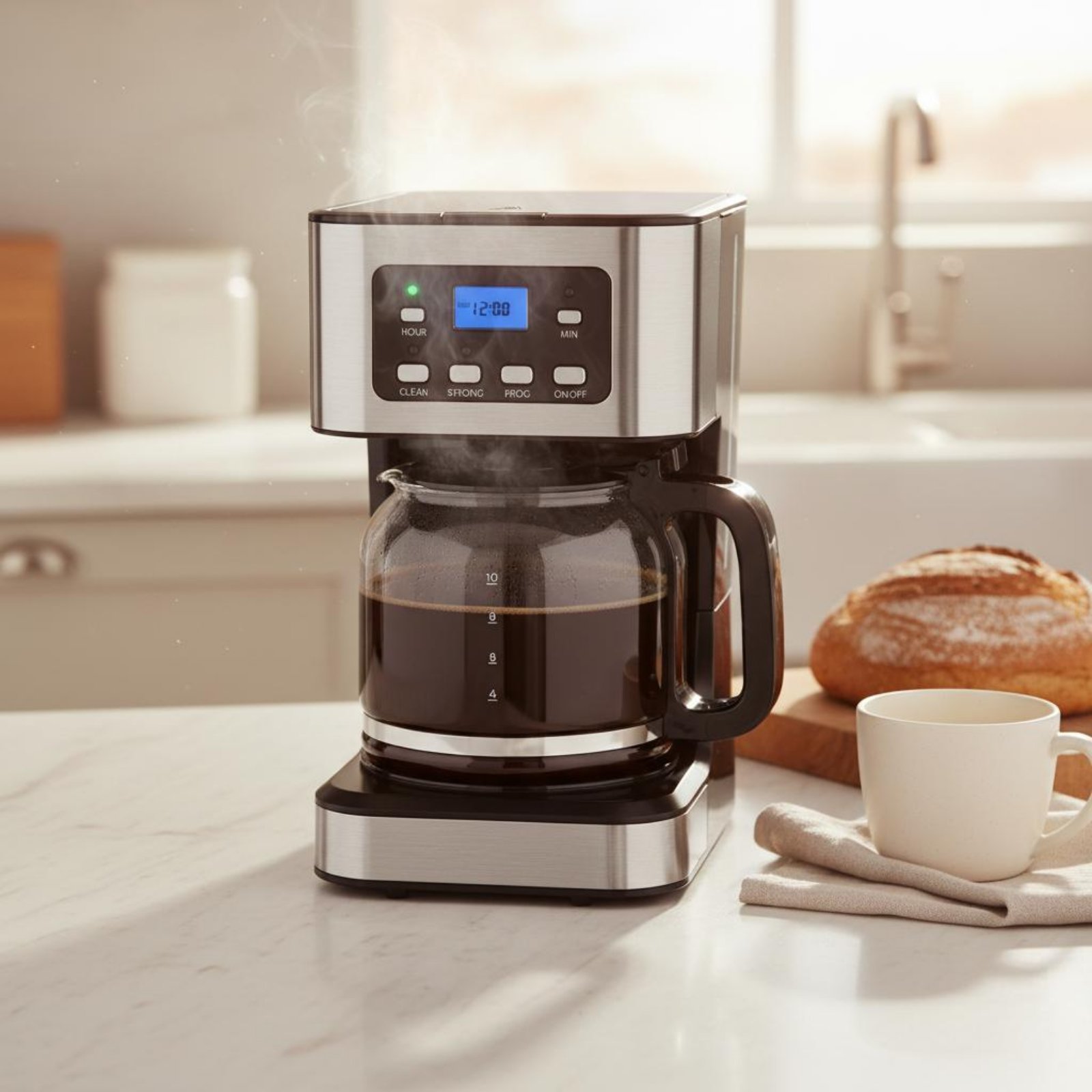 自動ポアオーバーコーヒーメーカー 24時間タイマー プログラ - Kitchen Appliances Built In のレビューと価格