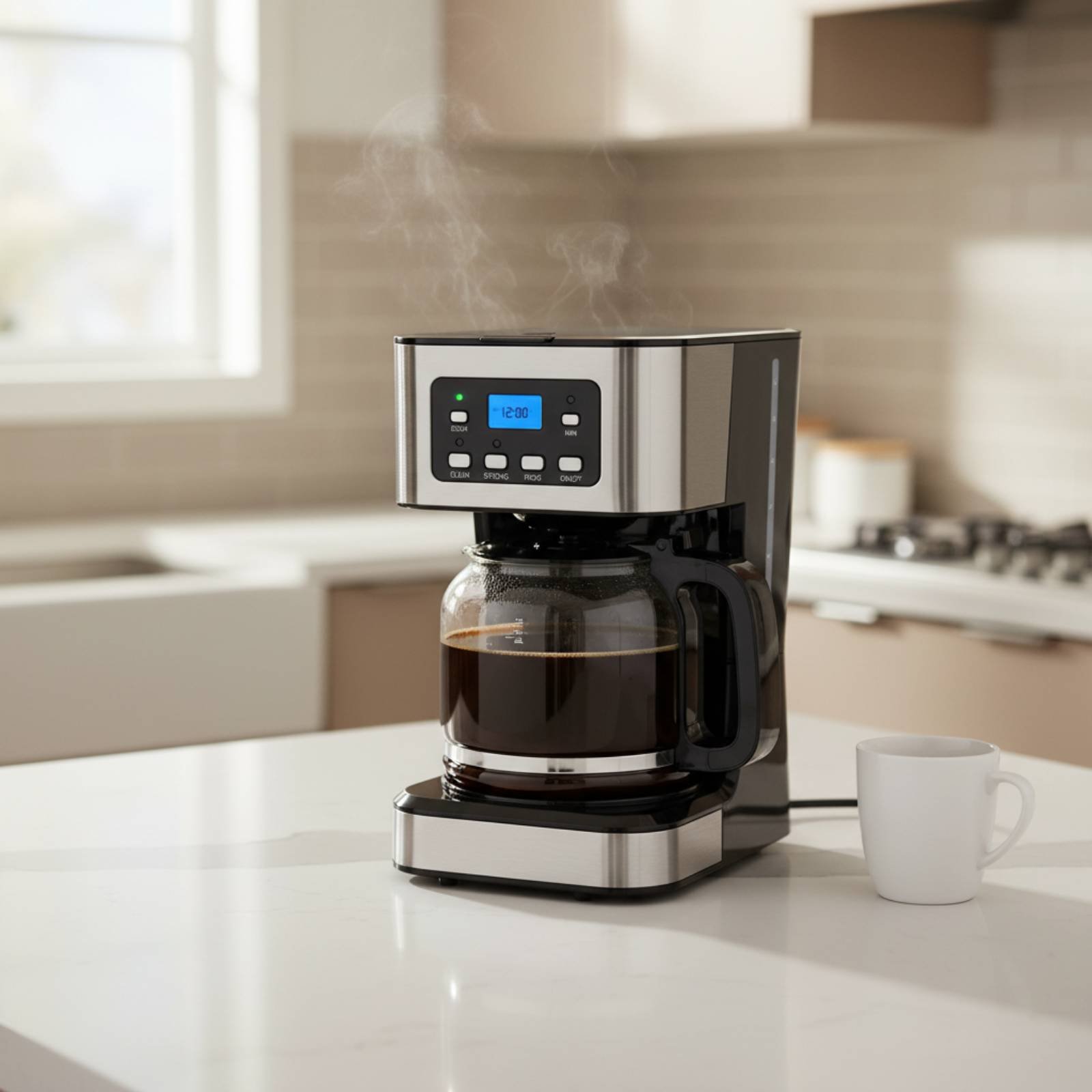 自動ポアオーバーコーヒーメーカー 24時間タイマー プログラ - Kitchen Appliances Built In のレビューと価格
