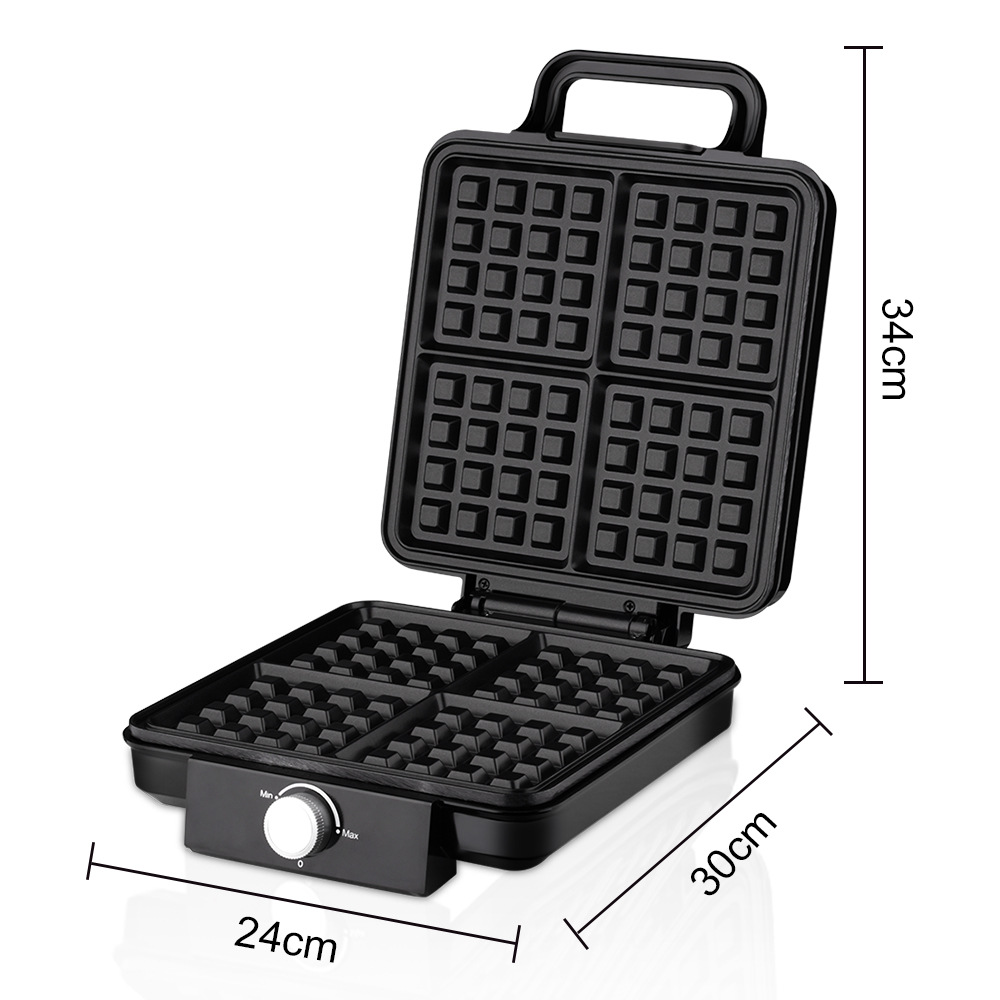 4 スライスベルギーワッフルメーカー 1500 ワットダブル - Toaster 4 Slice のレビューと価格