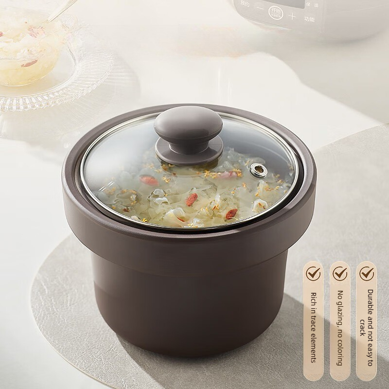 多機能家庭用スマート紫砂電気鍋、耐熱性、微量元素配合、スープ - Slow Cooker Ceramic のレビューと価格