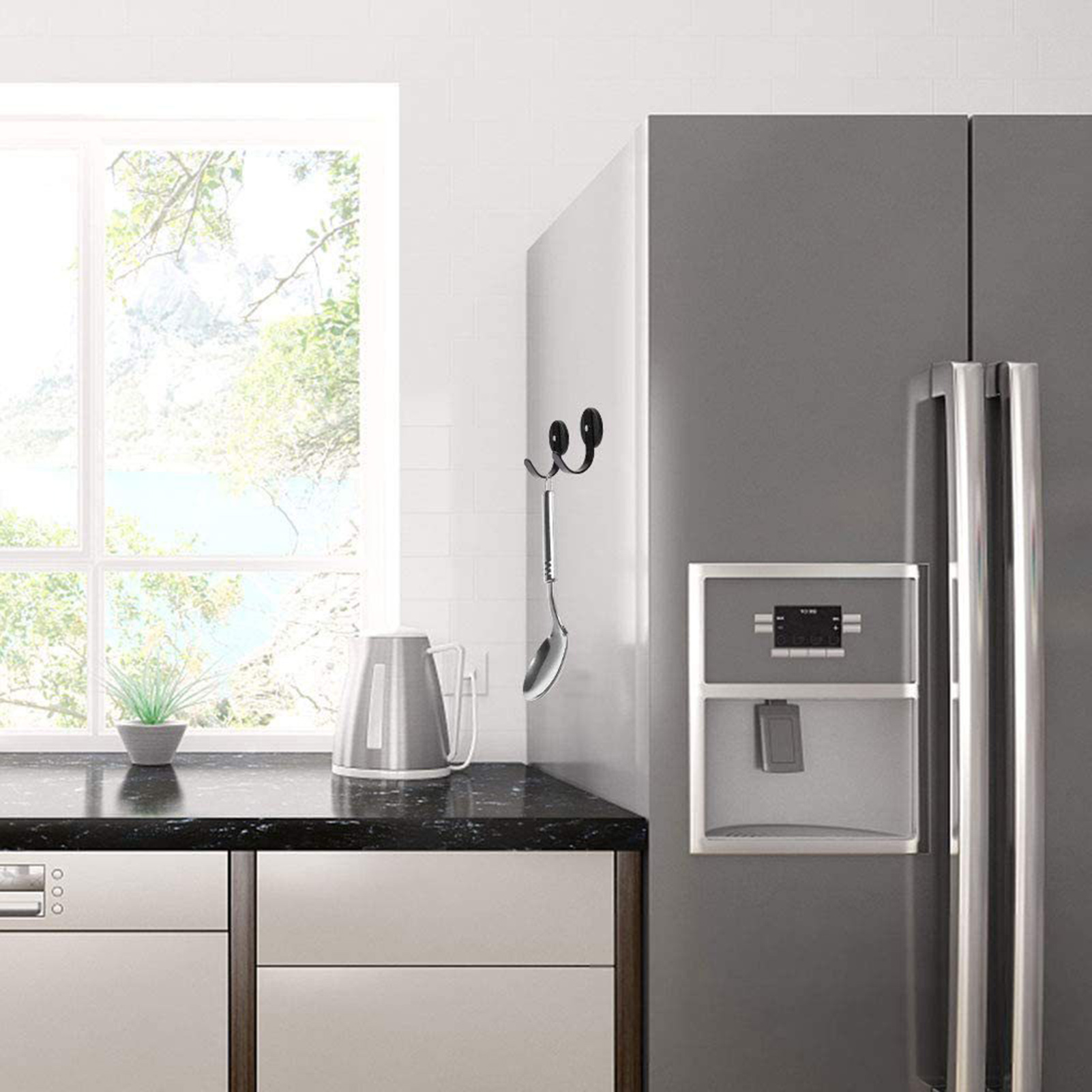 頑丈な強力磁気タオルフック、バスルームキッチン用調理器具ハン - Kitchen Appliances Refrigerators のレビューと価格
