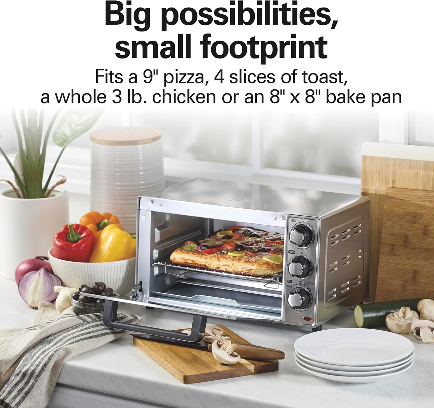 大型4枚焼きステンレス製カウンタートップトースターオーブン＆ - Toaster 4 Slice のレビューと価格