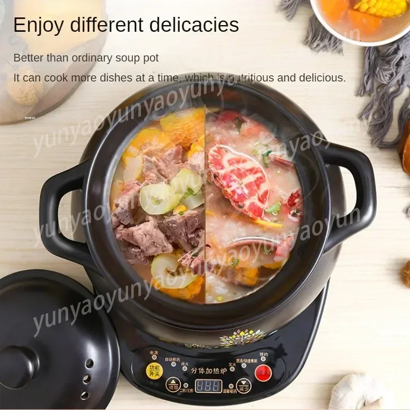 電気スロークッカー自動調理鍋キャセロールシチューポット家庭用 - Slow Cooker Ceramic のレビューと価格