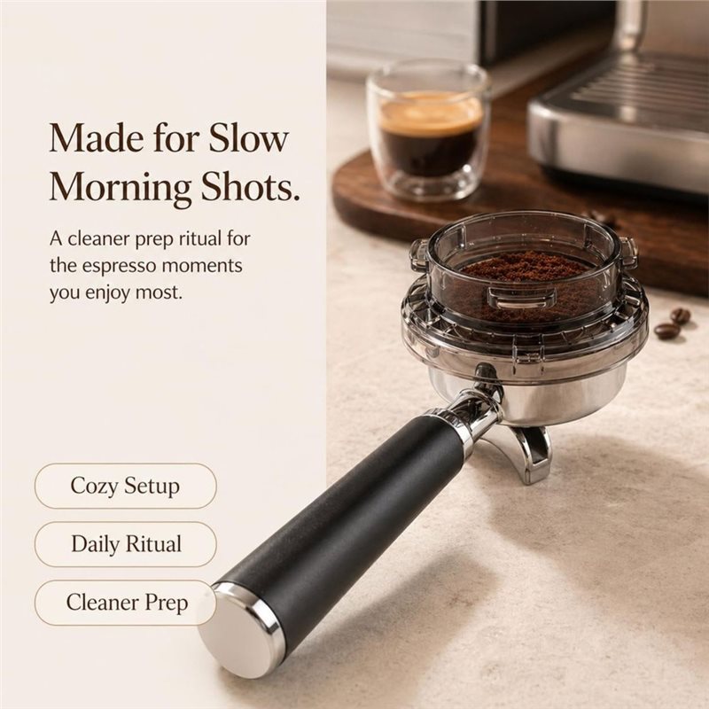 24時間ホットセール ツイストロック式ポルタフィルターファン - Breville Espresso Barista Express のレビューと価格