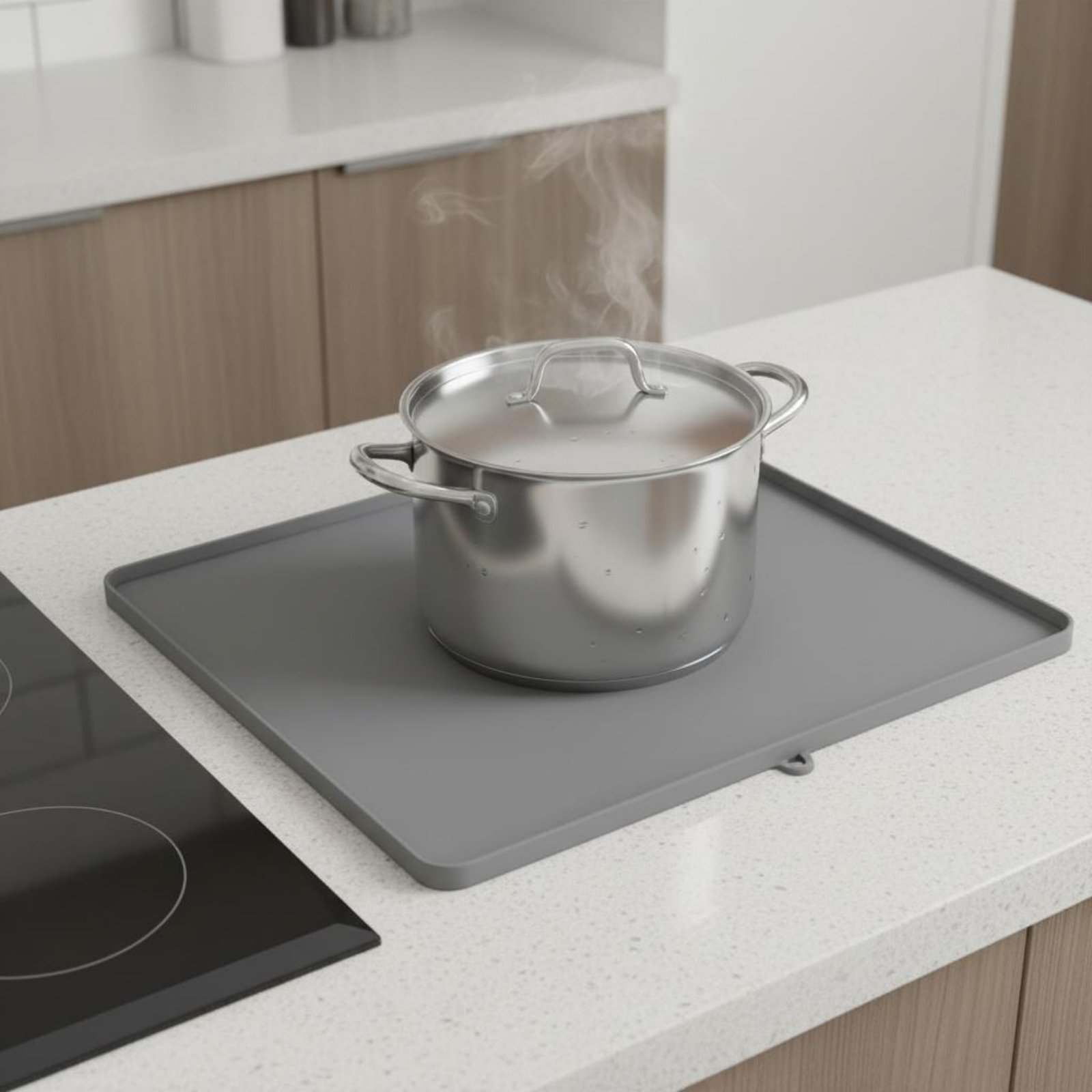 シリコン製電子レンジトップマット 柔軟な電子レンジトッププロ - Kitchen Appliances Oven のレビューと価格
